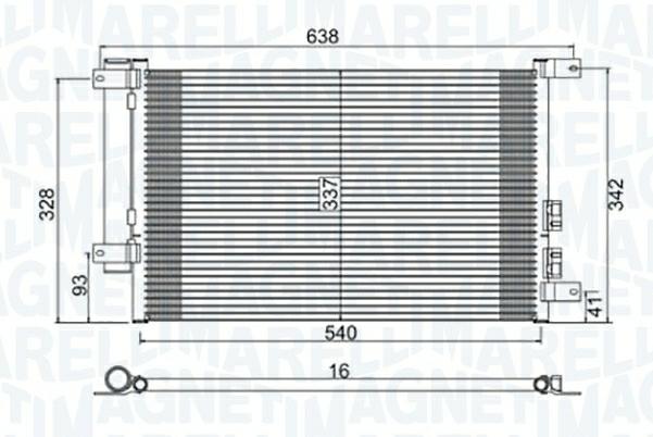 Articolo 08D1C - CONDENSATORE ALFA ROMEO147 (937)