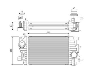 Articolo 1HPVB - INTERCOOLER OPEL VAUXHAL MERIVA B