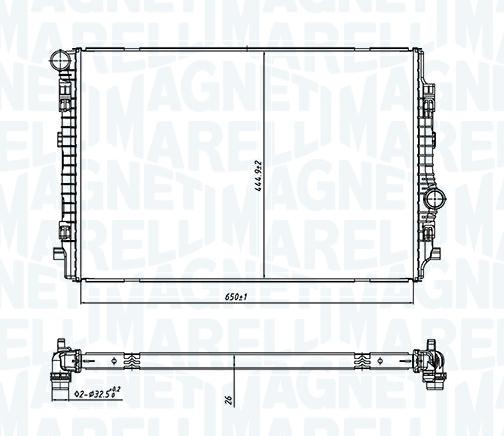 Articolo 1VMCQ - RADIATORE, RAFFREDDAMENTO MOTORE VW GOLF VII 2.0
