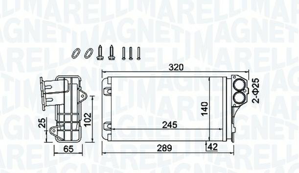 Articolo 3TDP3 - RISCALDATORE PEUGEOT 206