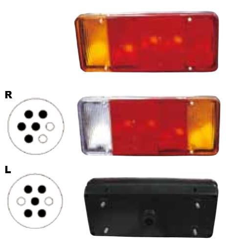Articolo 6WC74 - FANALE P/DX IVECO DAILY04/00>04/06 CASSONATO (ATTACCO PICCOLO)