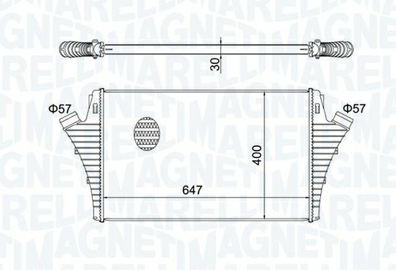 Articolo 7MQ3Z - INTERCOOLER SAAB 9-3 -VECTRA C