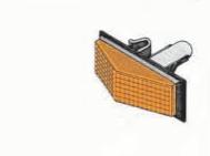 Articolo 95WGS - GR OTTICO LAT DX-SX ARANCIO FIAT UNO 01/83>10/89