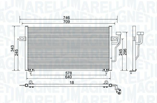 Articolo C0C75 - CONDENSATORE MITSUBISHICARISMA - SPACE STA -CITROEN-