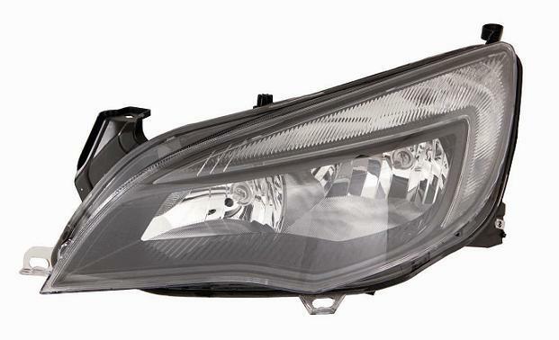 Articolo CC3C6 - FARO DX 2H7 C/MOTOR EL OPEL ASTRA J 01/10> PARAB NERA RIGATA