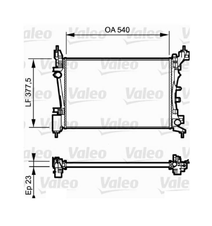 Articolo DP4GW - RAD FIAT GRANDE PUNTO (2005>2008)