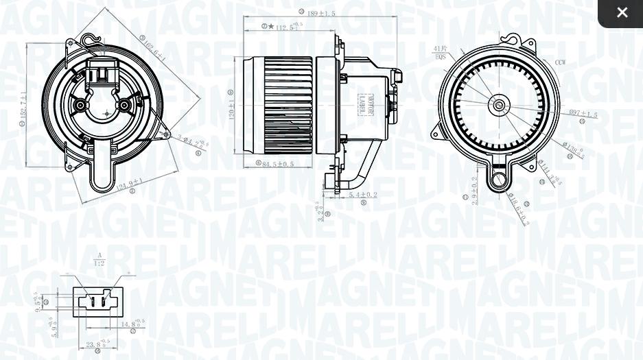 Articolo GHGGB - SOFFIATORE INTERNO DACIA DOKKER MPV (KE_) 1