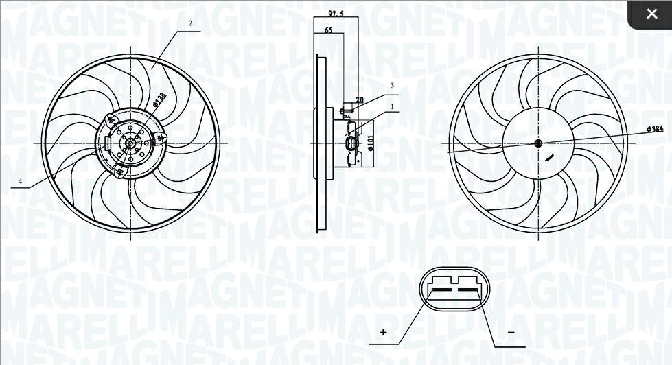 Articolo H0GGF - VENTOLA RAFFREDDAMENTO MOTORE RENAULT MASTER II 2.