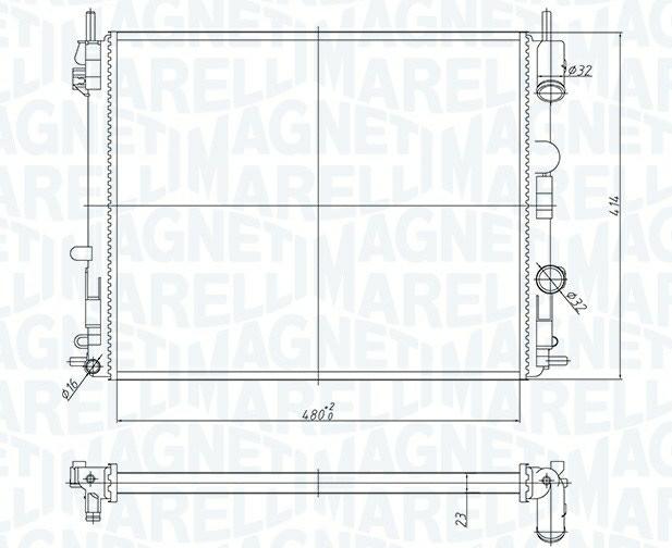Articolo HDZ57 - RADIATORE RENAULT CLIO II (BB, CB)