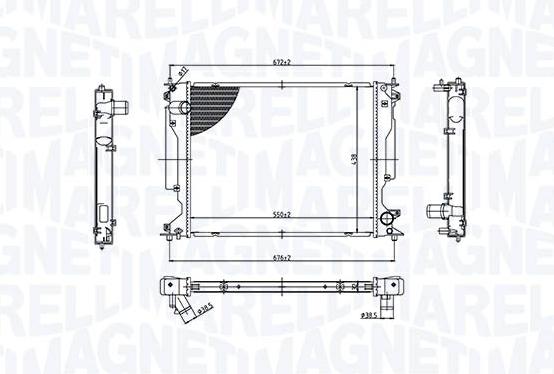 Articolo KZW8S - RADIATORE LEXUS IS II (_E2_) 220D