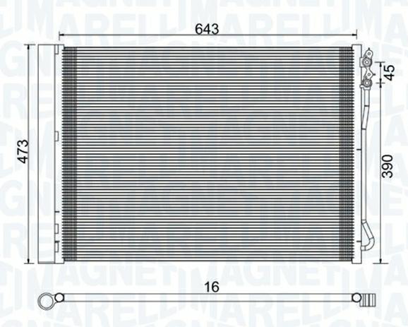 Articolo M9WQD - CONDENSATORE BMW 5 (F10) 520 D