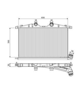 Articolo NFTTD - INTERCOOLER 407 3.0 Hdi2004 C5 2.2 Hdi 2008