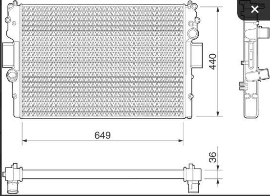 Articolo NW683 - RADIATORE IVECO DAILY III