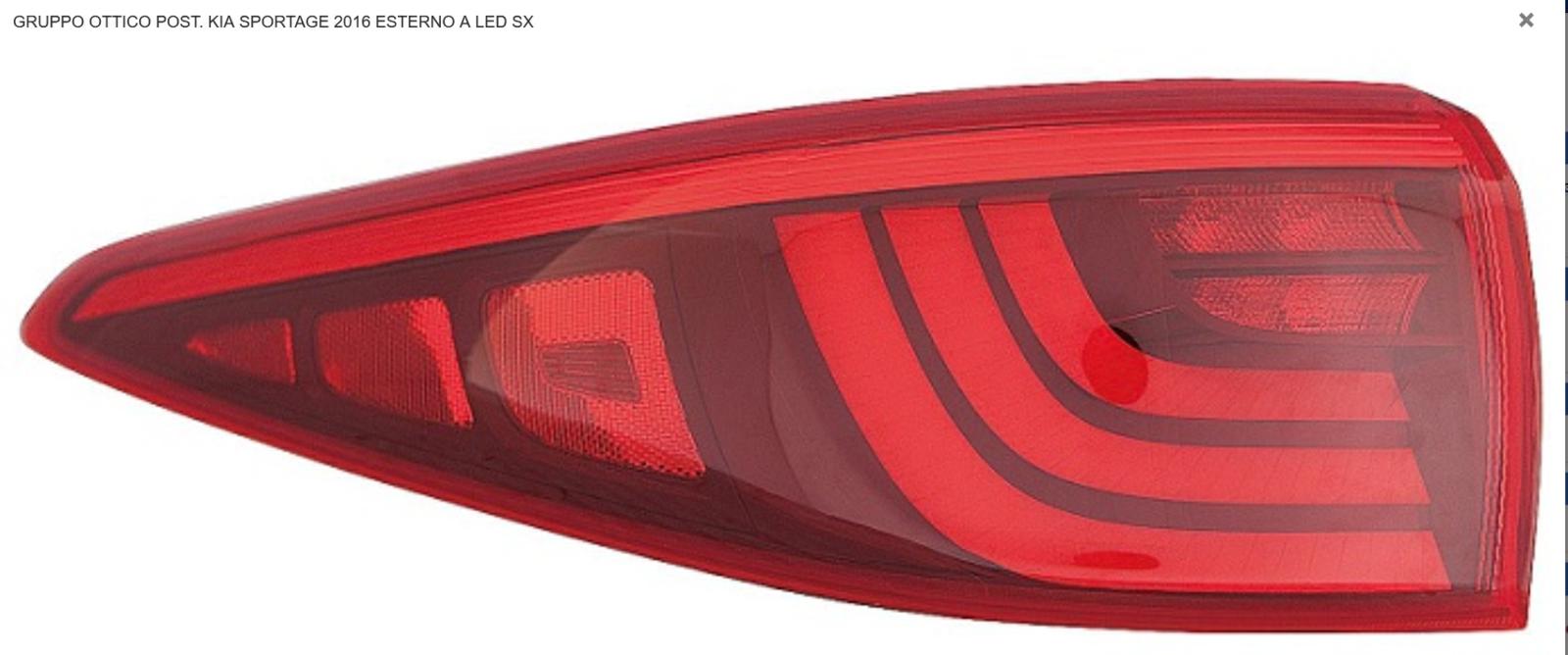 Articolo P035F - FANALE P/SX EST A LED KIA SPORTAGE 01/16>08/18