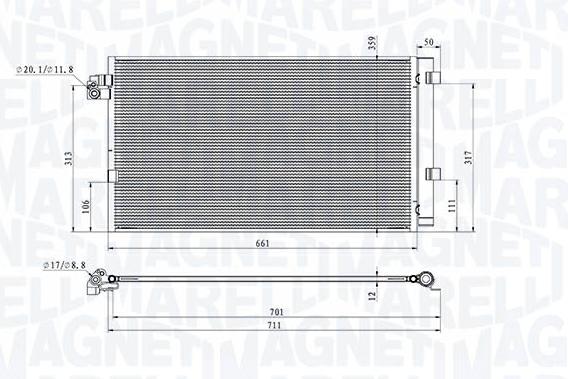 Articolo QWMWW - CONDENSATORE BMW 5 (G30, F90) 520 D