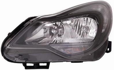 Articolo T3MM4 - FARO DX H7-H1 C/MOTOR ELETT OPEL CORSA D 03/11> PARAB NERA