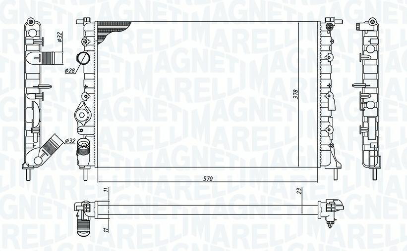 Articolo TTKQ7 - RADIATORE RENAULT SCÃNIC I  (JA0/1, FA0