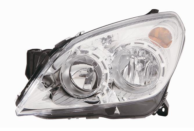 Articolo VR74T - FARO DX H7-H1 C/MOTOR ELETT OPEL ASTRA H 07>12/09 PARAB CROM