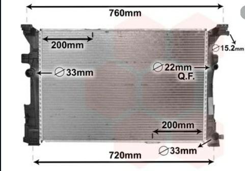 Articolo ZM6WW - RADIATORE MERCEDES CLASSE A (W176)